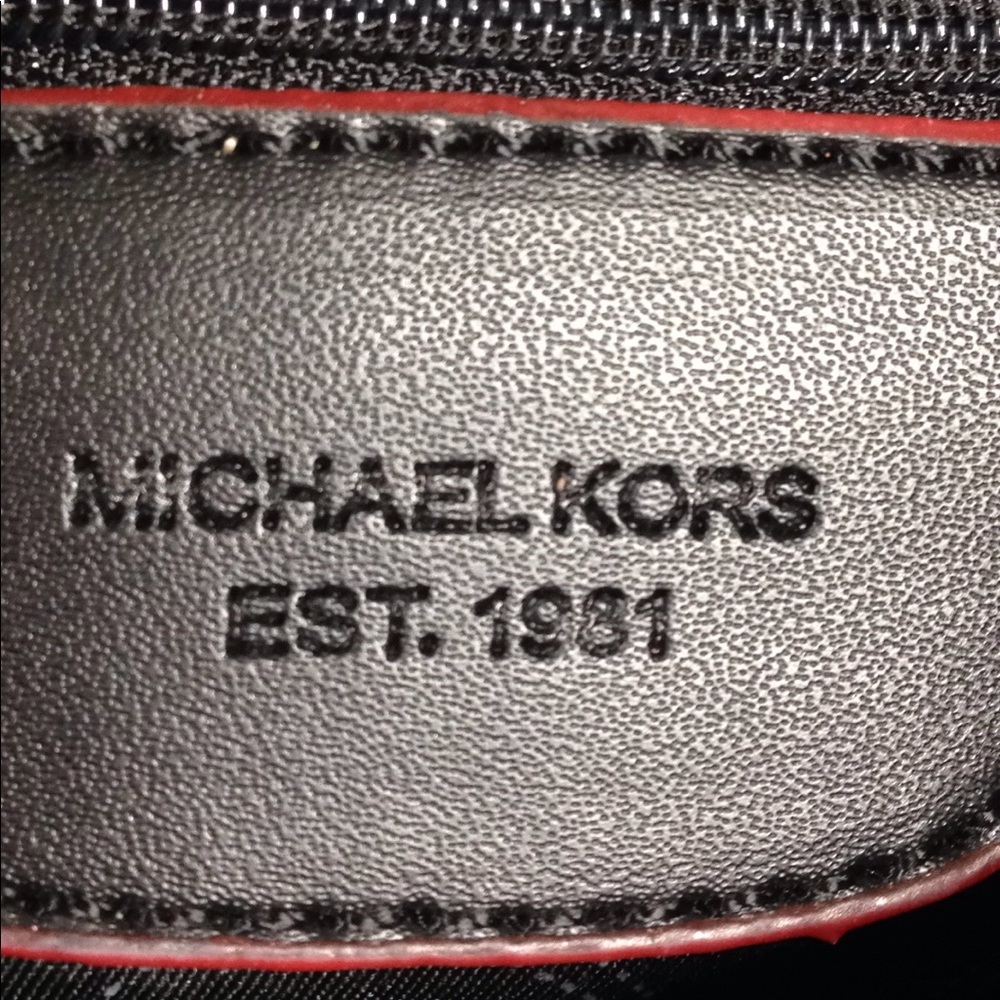 NWOT Michael Kors black cloth purse - Picture 6 of 10